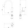 Смеситель для кухни LEMARK BRONX LM3705GM